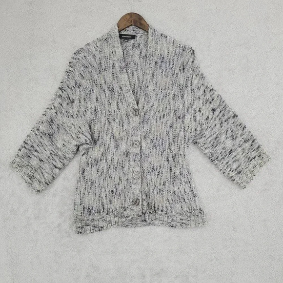 Jones Wear Womens L Textured Knit Cardigan Sweater 6PT - Picture 1 of 8